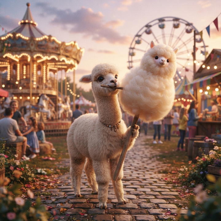 Alpaca-Floss (Cotton Candy)