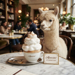Alpaccino™ – Espresso with 87% More Fluff
