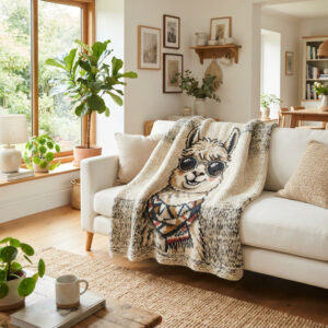 Cozy Knitted Blanket