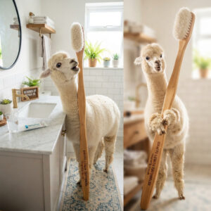 Giraffe-Length Toothbrush