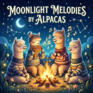 Moonlight Melodies by Alpacas