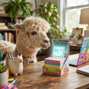 Self-Updating Sticky Notes