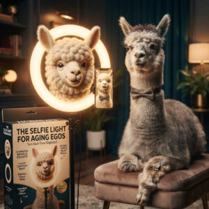 The Selfie Light for Aging Egos