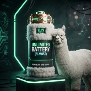 Unlimited Battery (Almost) – Alpaca Wool Power Cell